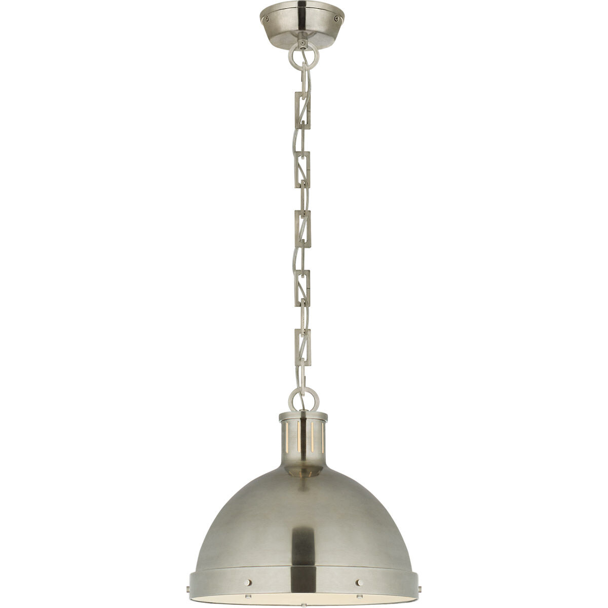 Visual Comfort Signature Collection Thomas O'Brien Hicks 2 Light 13 inch Antique Nickel Pendant Ceiling Light, Large TOB5069AN - Open Box