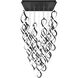 Interlace LED 29.63 inch Black Multi-Light Pendant Ceiling Light, dweLED