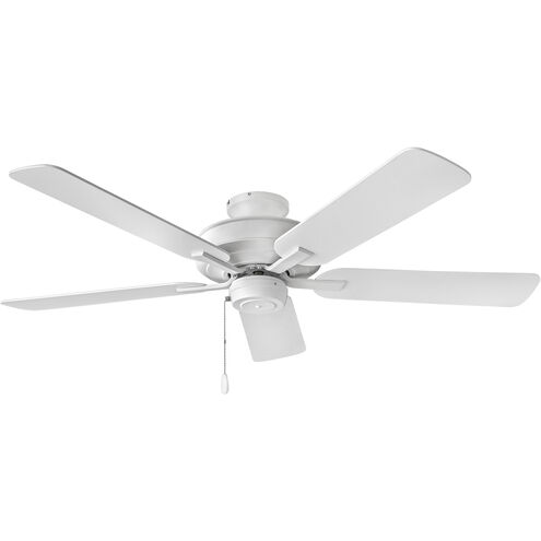 Metro 52 inch Chalk White with Chalk White, Weathered Wood Blades Fan