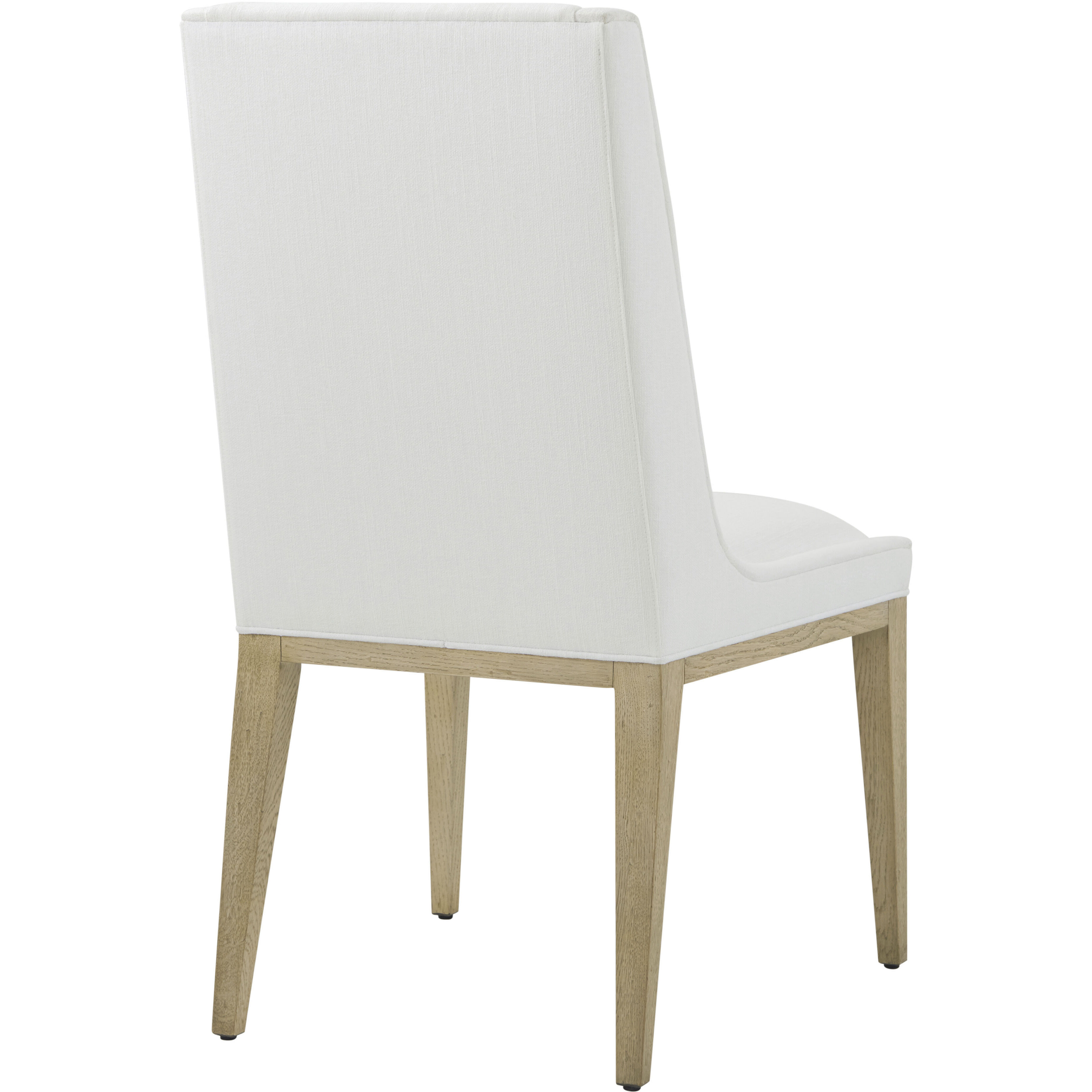 Balboa Coastal Grey Dining Side Chair, Wooden, Upholstered