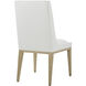 Balboa Coastal Grey Dining Side Chair, Wooden, Upholstered