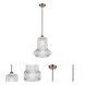 Ballston Springwater 1 Light 12 inch Antique Copper Pendant Ceiling Light, Ballston