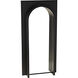 Larcin 74 X 36 inch Matte Black Mirror