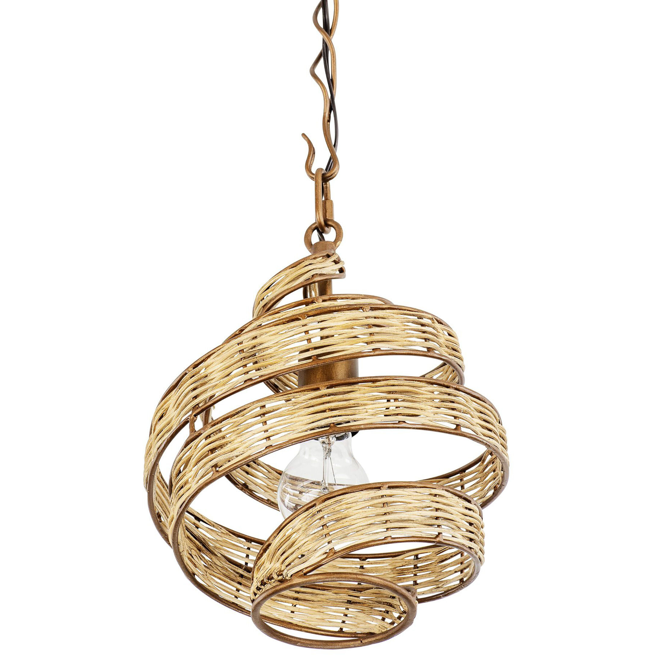 Flow 1 Light 10 inch Baguette Pendant Ceiling Light, Smithsonian Collaboration