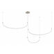 Talis LED 90.25 inch Brushed Nickel Multi-Pendant Ceiling Light