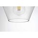 Gene 1 Light 8 inch Satin Gold Pendant Ceiling Light