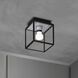 Caged Wet LED 6.81 inch Steel Outdoor Semi-Flush Mount