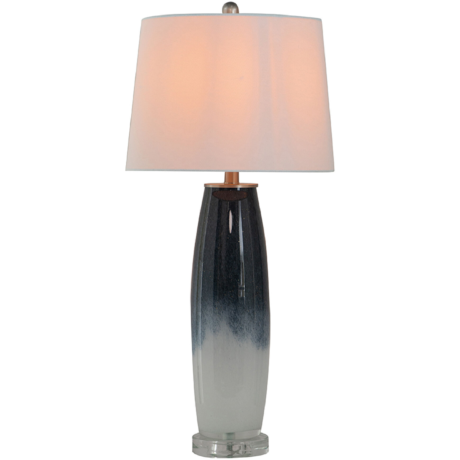 Ombre 28.3 inch 60 watt Grey/White Table Lamp Portable Light