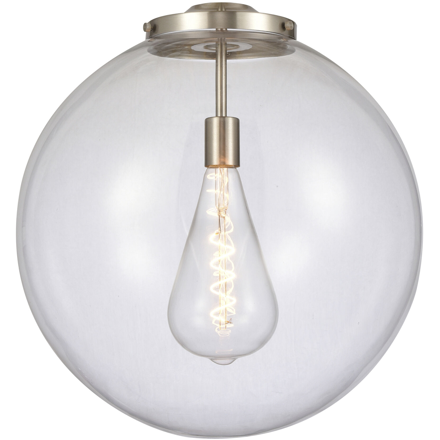 Franklin Restoration Beacon LED 18 inch Satin Gold Pendant Ceiling Light in Clear