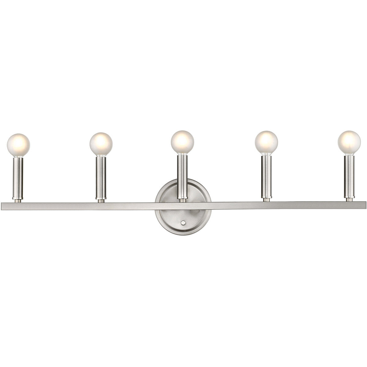 Sawyer 5 Light 32 inch Satin Nickel Vanity Light Wall Light