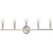 Sawyer 5 Light 32 inch Satin Nickel Vanity Light Wall Light
