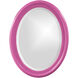 George 33 X 25 inch Glossy Hot Pink Wall Mirror