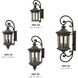 Estate Series Raley LED 17 inch Oil Rubbed Bronze Outdoor Wall Mount Lantern, Small