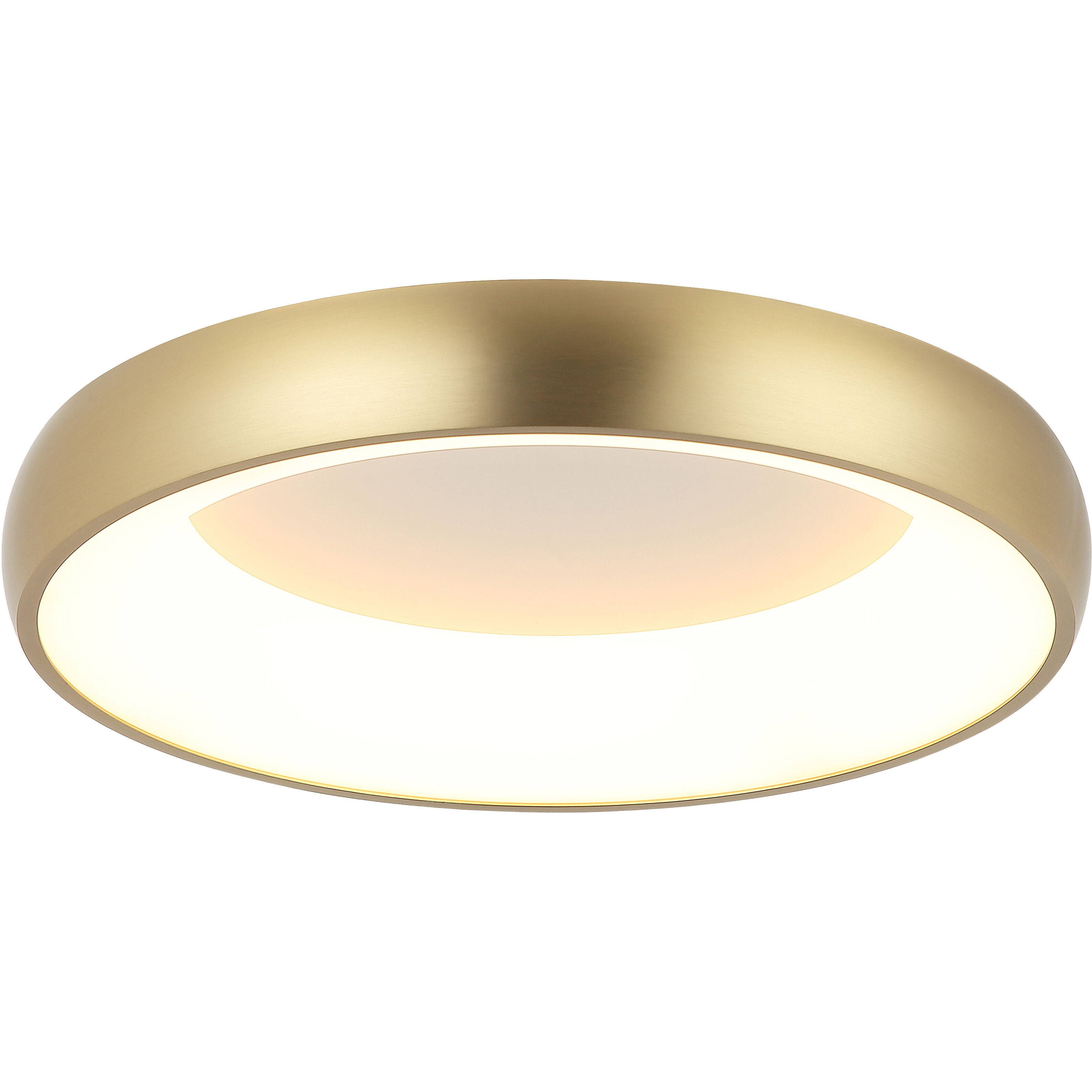Maverick LED 16 inch Brushed Gold Flush Mount Ceiling Light