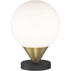 Alluria 12.38 inch 60.00 watt Weathered Black W/Autumn Gold Table Lamp Portable Light