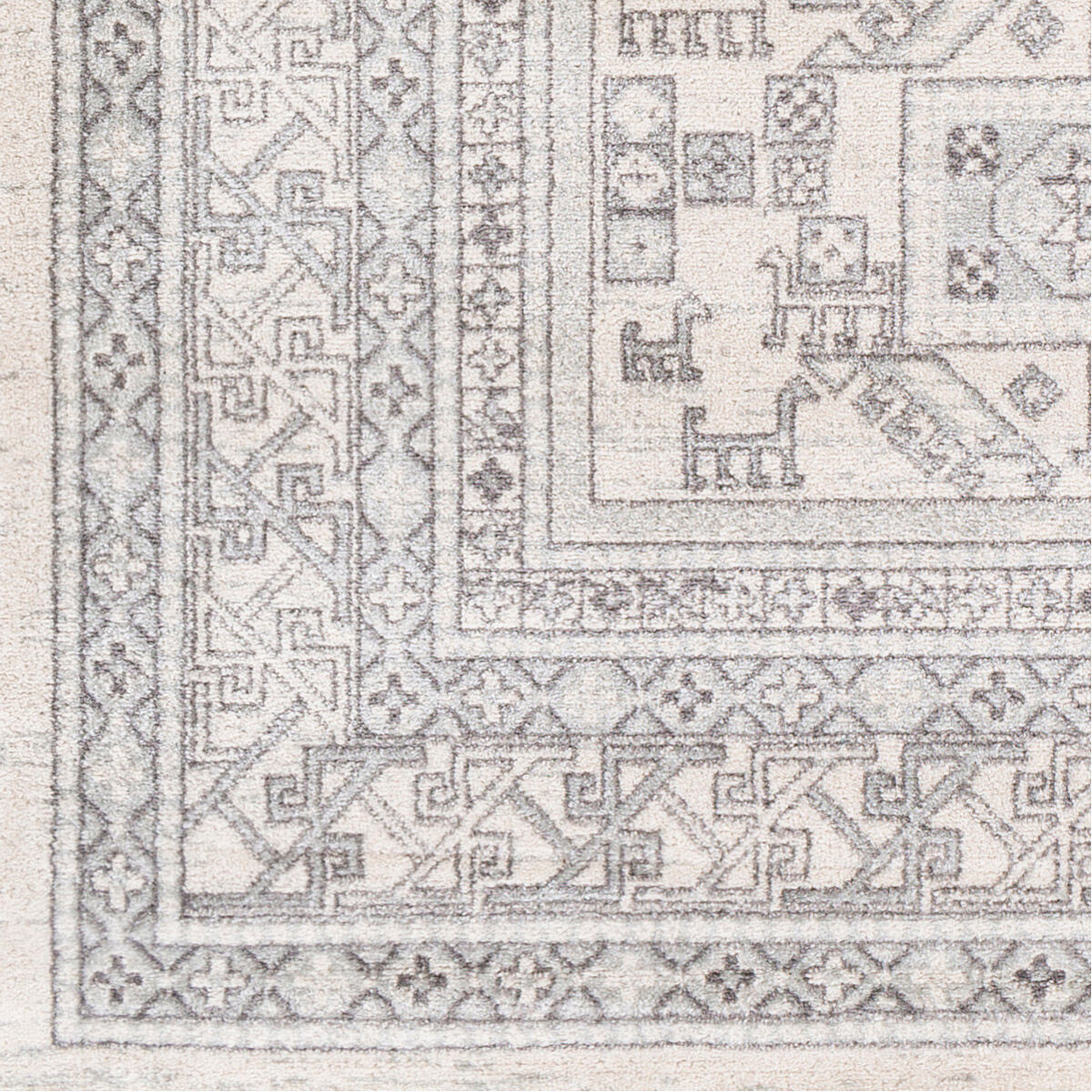 Chester 123 X 94 inch Charcoal/Beige/Medium Gray Rugs in 8 x 10, Rectangle