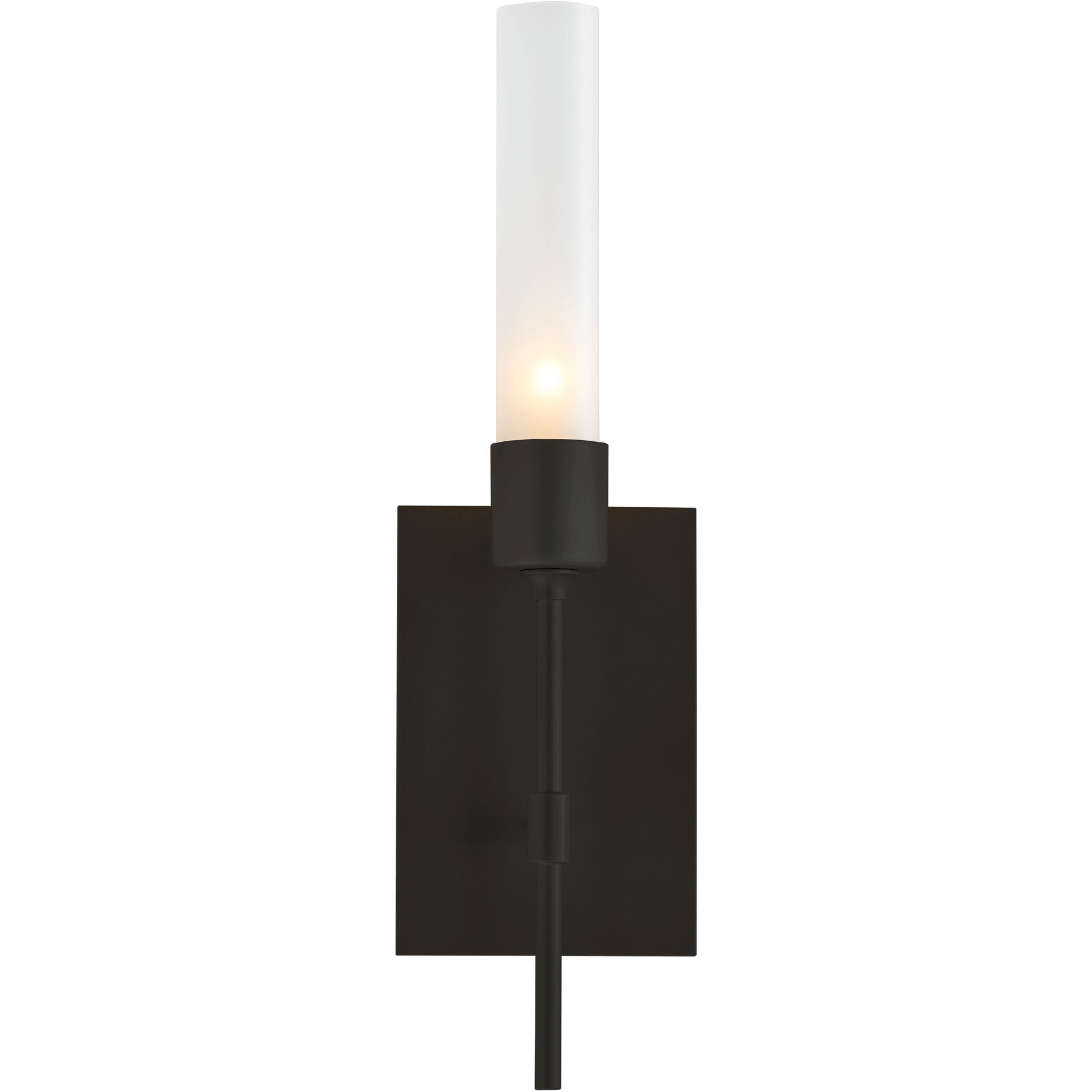 Vela 1 Light 4.5 inch Black ADA Sconce Wall Light