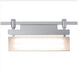 Wall Wash Luminaire 1 Light 277 Platinum Track Head Ceiling Light in 3000K
