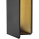 MOCO Strata LED 31.5 inch Black Outdoor Wall Mount Lantern