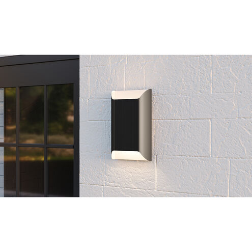 Becklow LED 12 inch Matte Black Outdoor Wall Lantern