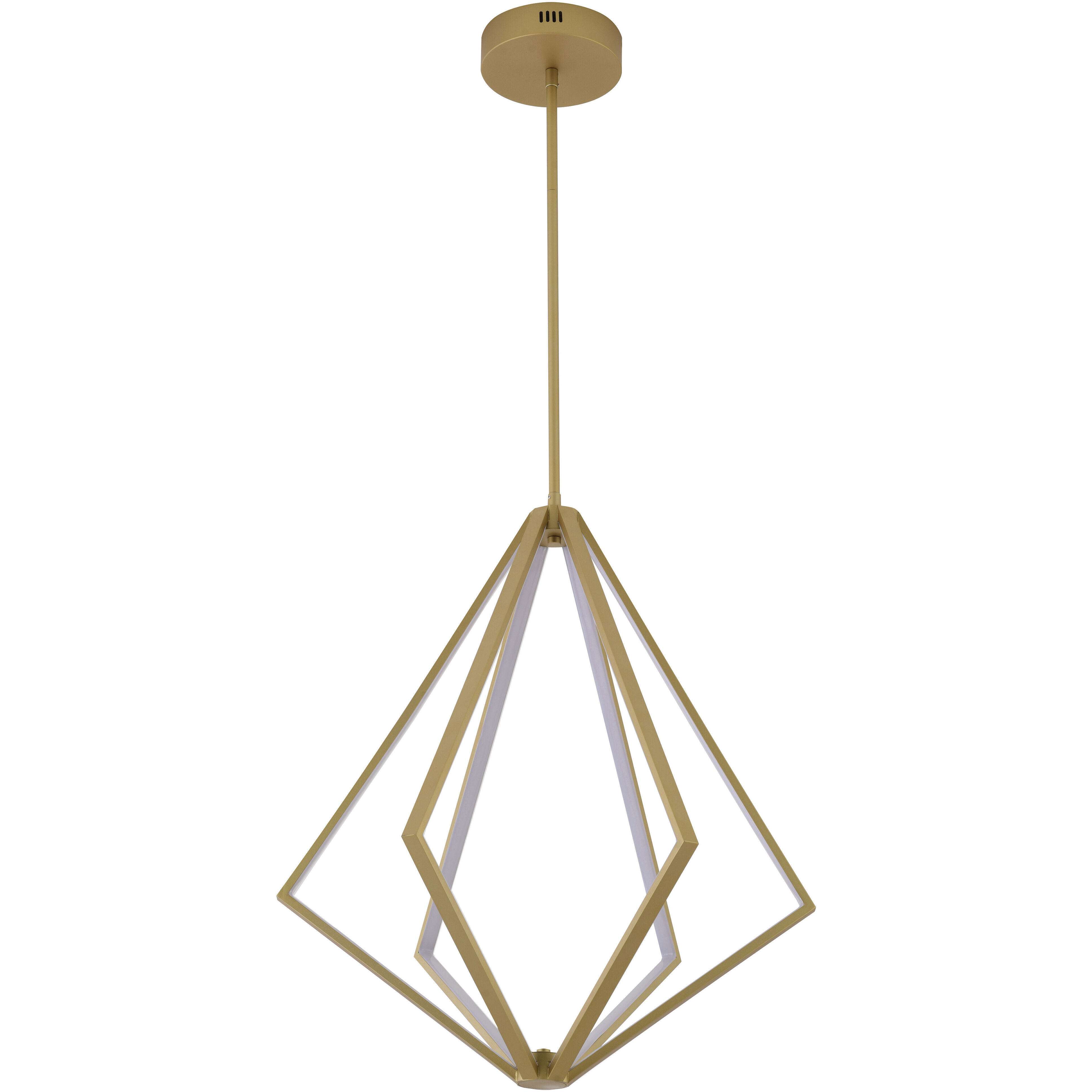 Canada LED 24.5 inch Gold Chandelier Ceiling Light