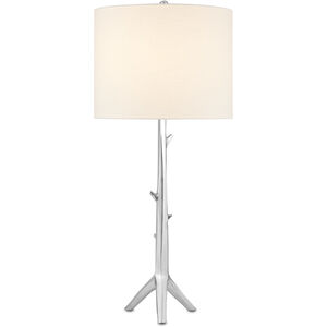 Andorra 34 inch 150.00 watt Nickel Table Lamp Portable Light