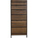 Seoul 26 X 24 inch Dark Walnut Console, Tallboy