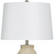Starlite 32 inch 100 watt Starlite Cream and Off-White Table Lamp Portable Light