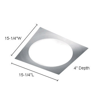 Carre 2 Light 15.25 inch Satin Nickel Flush Mount Ceiling Light