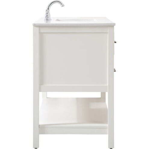 Sinclaire 48 X 22 X 34 inch White Vanity Sink Set