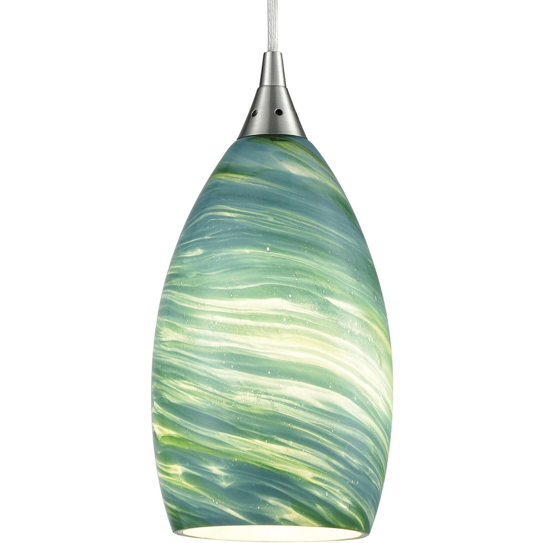 Collanino 1 Light 5 inch Satin Nickel Pendant Ceiling Light