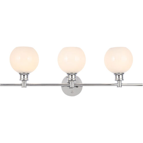 Collier 3 Light 28 inch Chrome Wall sconce Wall Light