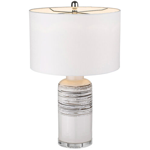 Trend Home 25 inch 150.00 watt Polished Nickel Table Lamp Portable Light