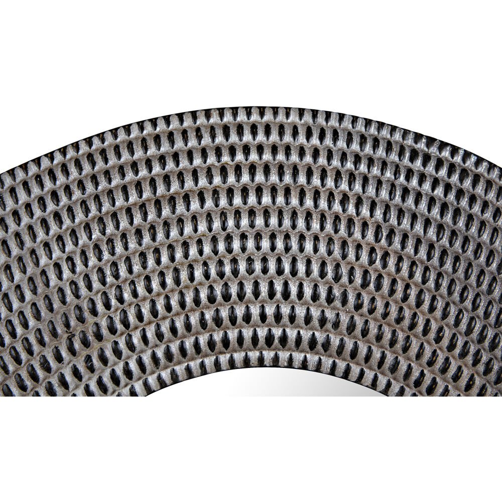 Coco 43.5 X 36 inch Ebony Walnut and White Mirror