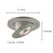 Signature 12V Halogen 3.25 inch Black Undercabinet Recessed Lighting