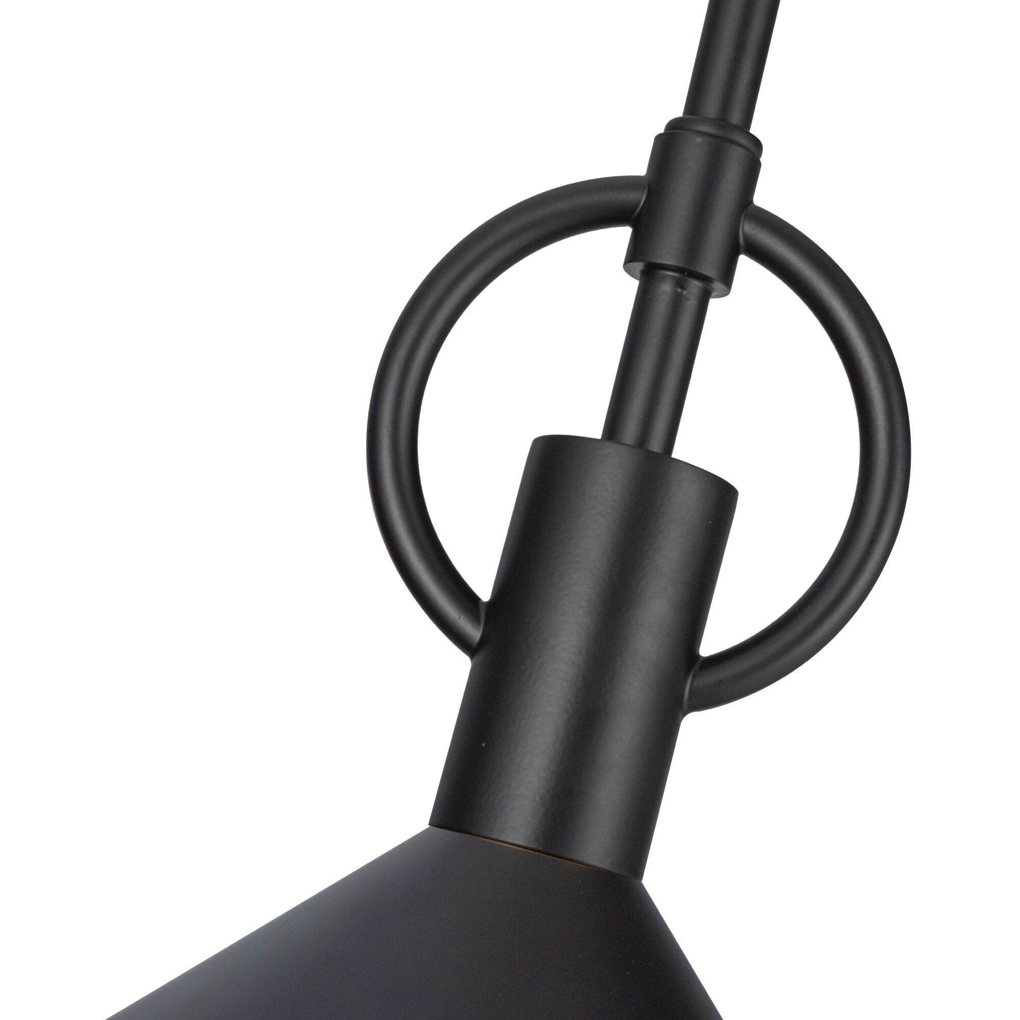 Abruzzo 1 Light 11.25 inch Black Down Pendant Ceiling Light