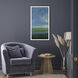 Wetland Blue and Green and White Framed Art