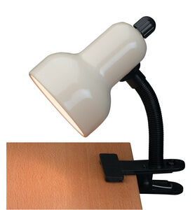 Clip-On 12 inch 60.00 watt Black Desk Lamp Portable Light