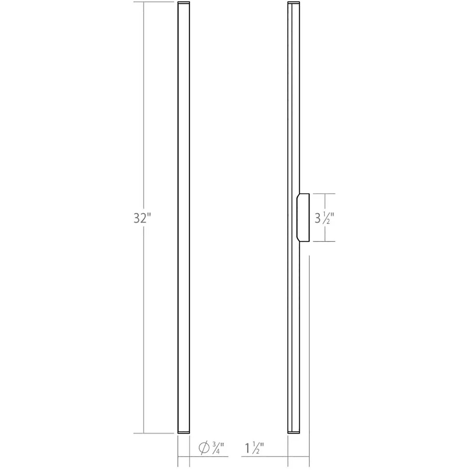 Fino LED 32 inch Satin White Bath Bar Wall Light