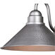 Outland 1 Light 9 inch Brushed Pewter Outdoor Wall