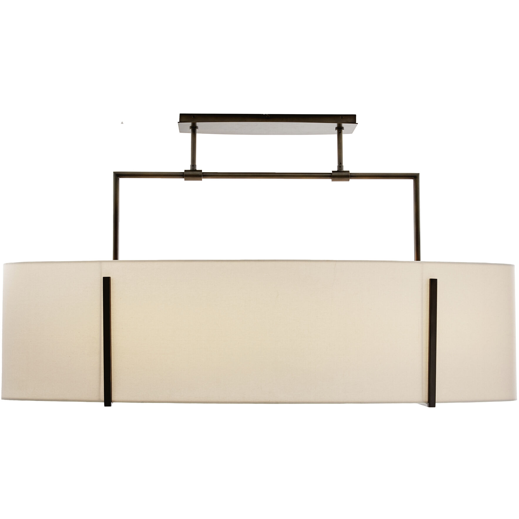 Presley 7 Light 58 inch White Chandelier Ceiling Light