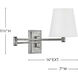 Beale 1 Light 7 inch Antique Nickel Sconce Wall Light