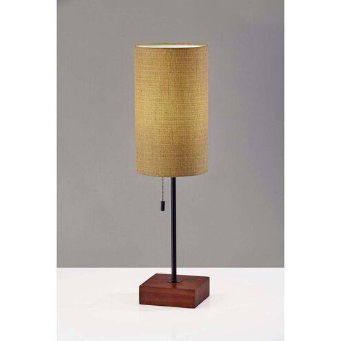 Trudy 27 inch 60.00 watt Black Table Lamp Portable Light in Yellow