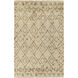 Tasman 36 X 24 inch Ivory, Dark Green Rug