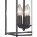 Arthur 3 Light 7 inch Oil Rubbed Bronze Mini Pendant Ceiling Light