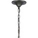 Madeline 10 Light 45 inch Dark Gray with Polished Nickel Chandelier Ceiling Light