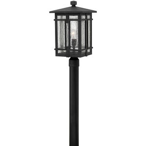 Tucker LED 21 inch Museum Black Outdoor Post Mount Lantern