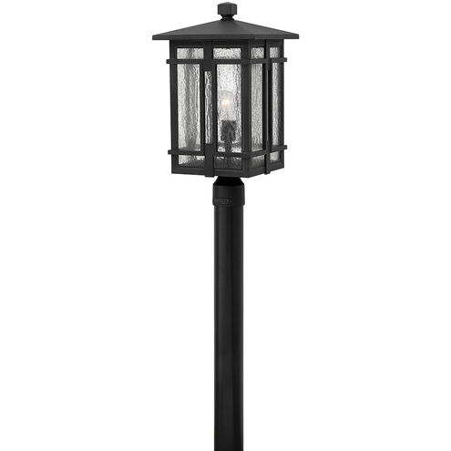 Tucker 1 Light 20.5 inch Museum Black Outdoor Post Mount Lantern