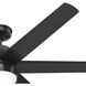 Skysail 60 inch Matte Black Outdoor Ceiling Fan