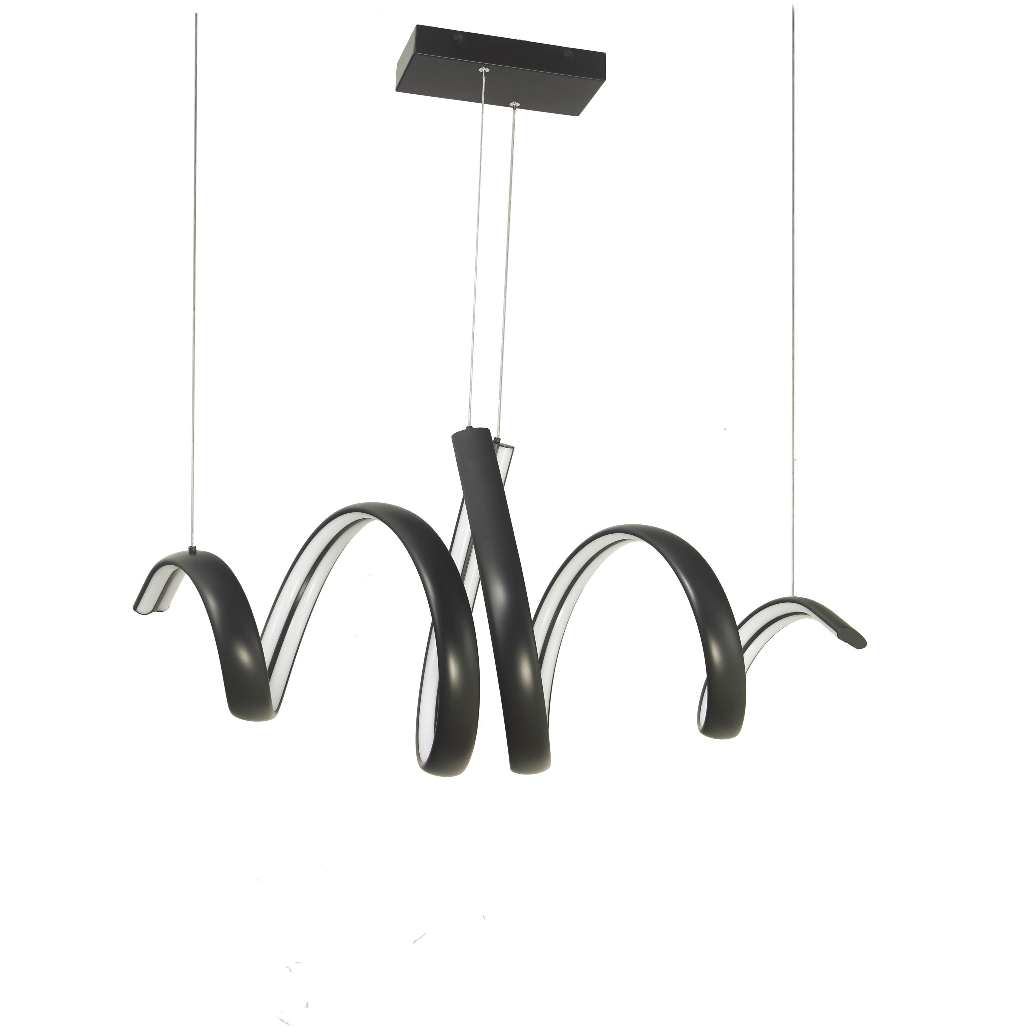 Sling LED 14.5 inch Matte Black Pendant Ceiling Light